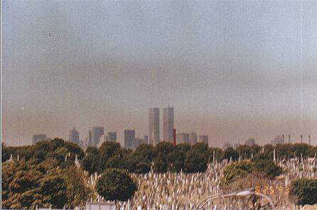 1 of a kind Rare Picture of World trade center taken on 6/25/1993 smoggy day